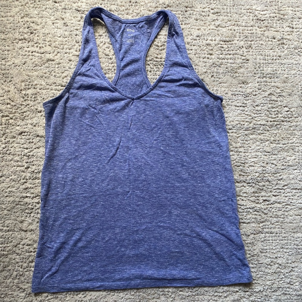 Urban Outfitters BDG Blue Racerback Tank Size M